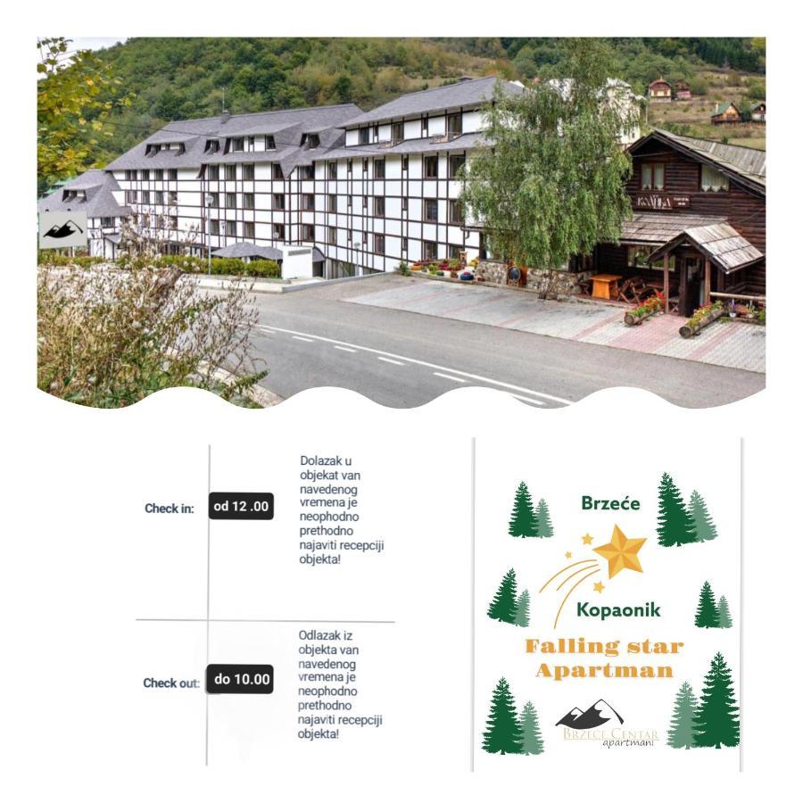 Falling Star Apartman Brzece Brzeće Exterior foto